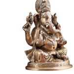 Pure Brass Ganesha Lakshmi Idol Set 6 Inch - Divine Wisdom Wealth | Jaipurio